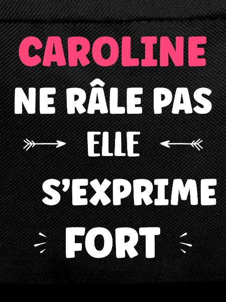 Caroline spricht laut