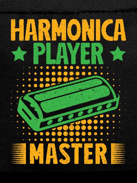 Funny Harmonica Player Master Harmonica