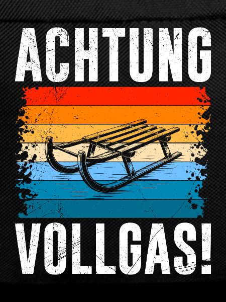 Sleds ATTENTION FULL THROTTLE! FUNNY