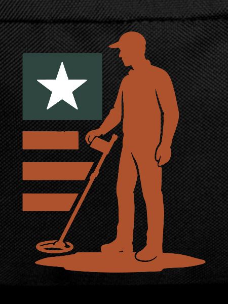 Metal Detecting Treasure Hunt Star Design