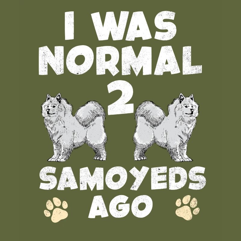 J’étais normal devant deux Samoyèdes