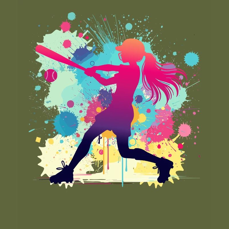 Joueuse de softball, softball, joueuse de softball