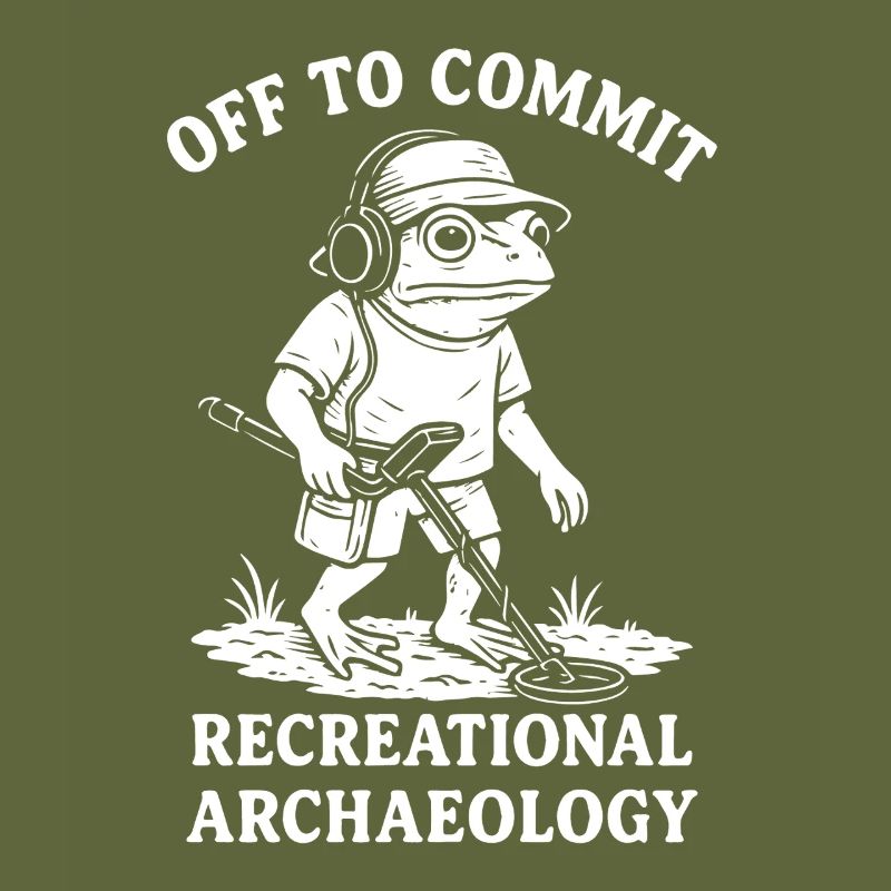 Off To Commit Recreational Archaeology Frog