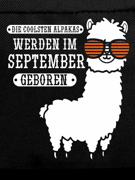 September Birthday Alpaca Saying Funny