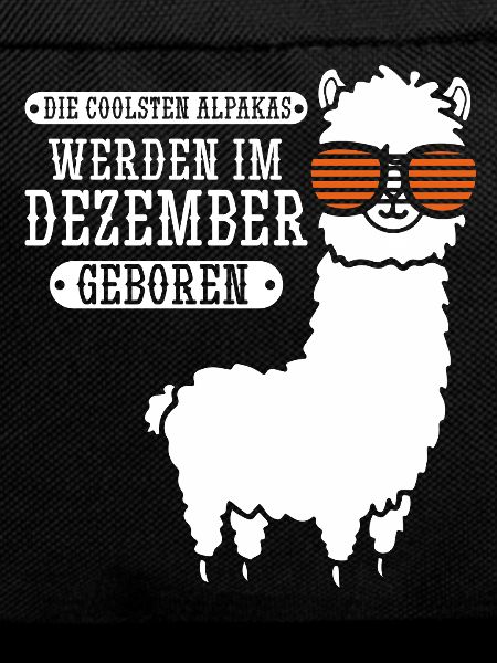 December Birthday Alpaca Saying Funny