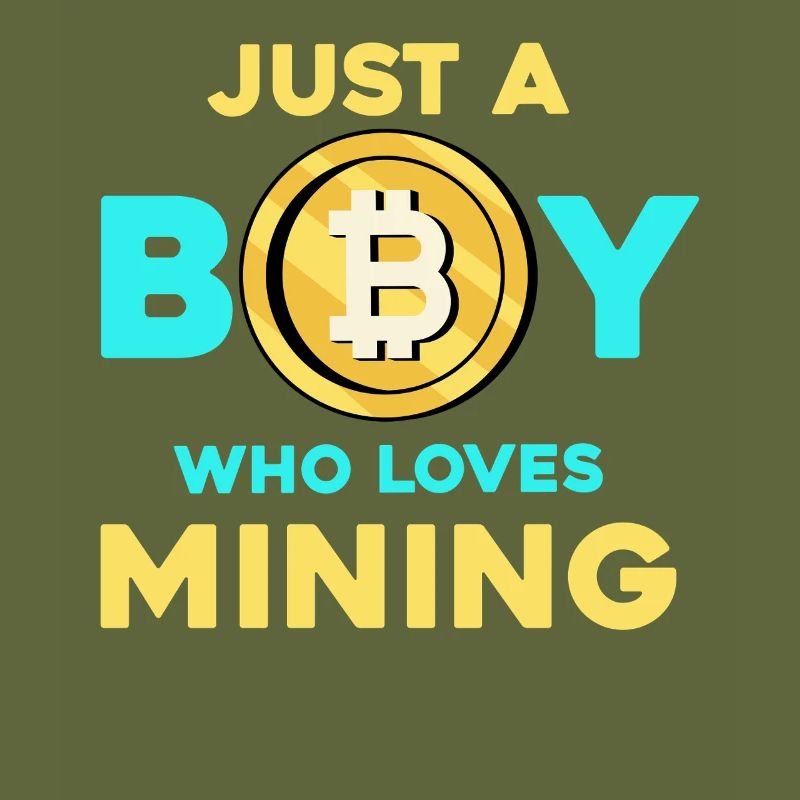 Krypto Mining Junge – Bitcoin Leidenschaft