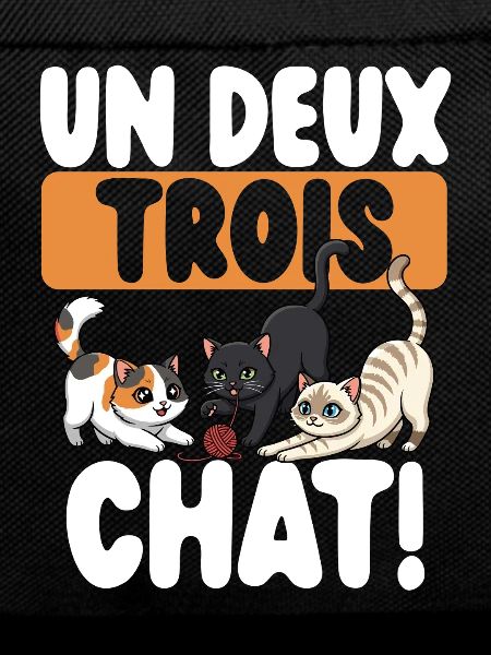 One, two, three cats, cute cats,
