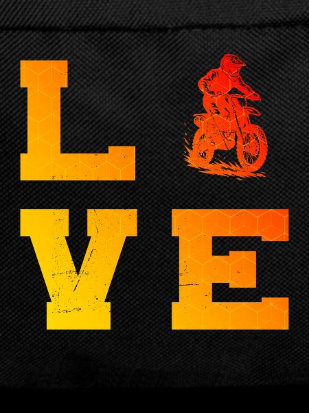 Iconic motocross motif