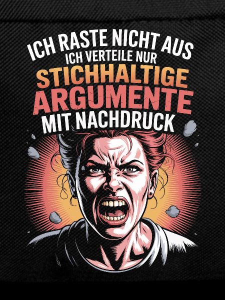 Stichhaltige Argumente Comic Frau