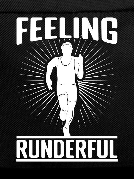 Marathon Runner Feeling Runderful Running