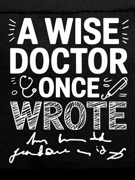 Wise Doctor Quote Graphic