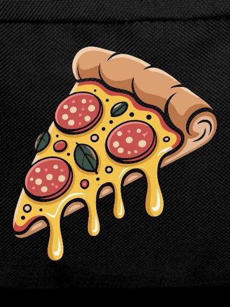 Cartoon Pizza Handslice