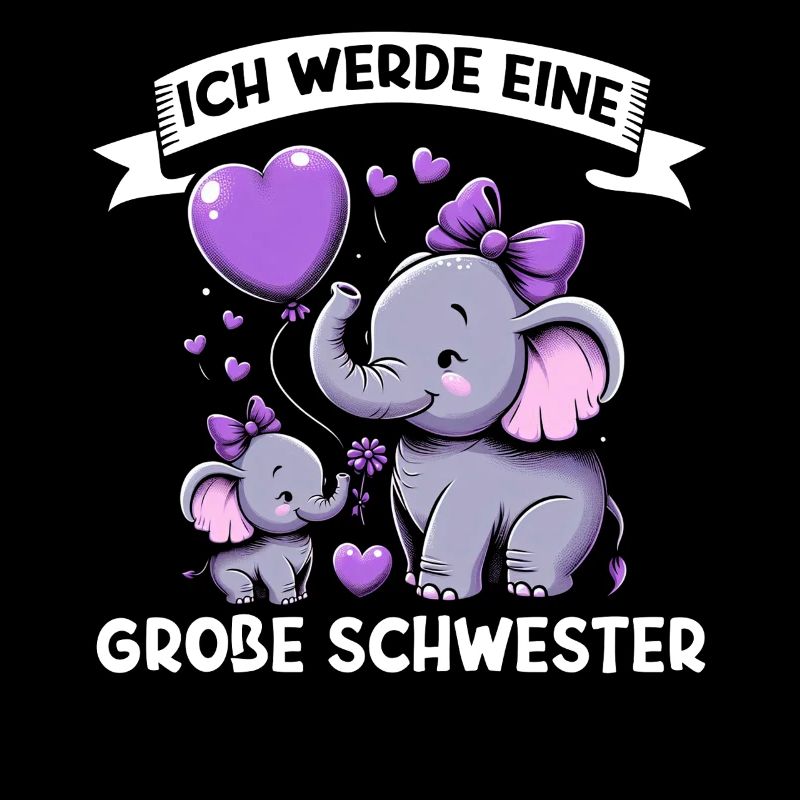 Große Schwester Elefanten Älteres Geschwisterkind