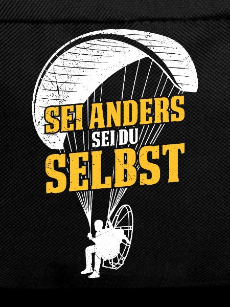 Paraglider BE DIFFERENT, BE YOURSELF Fun