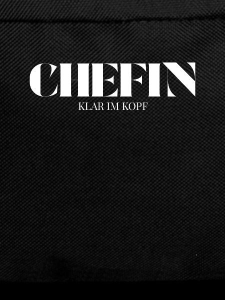 Chefin Spruch Klar im Kopf