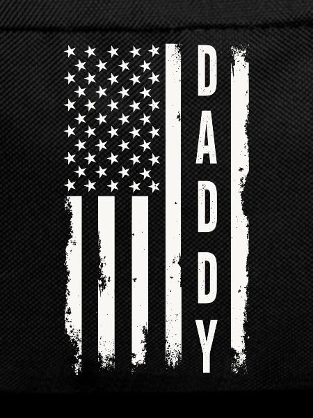 Daddy US Flag Patriotic Father America