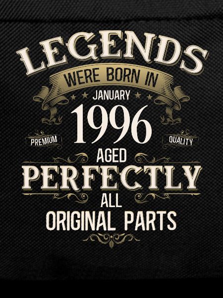 30th Birthday Legend January 1996