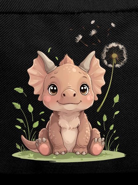 Cuddly dragon boy in the grass