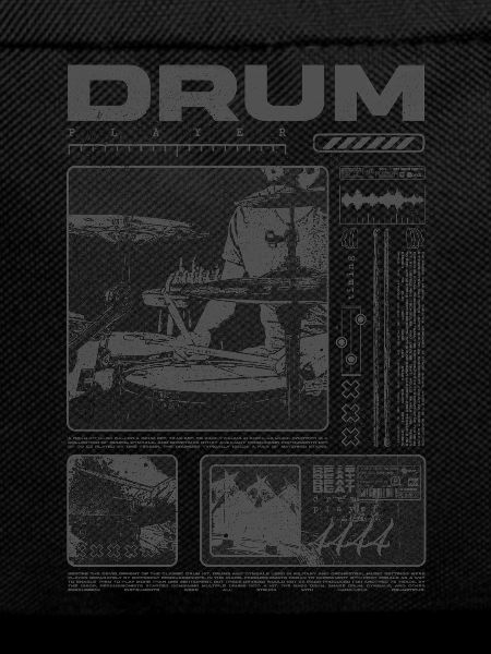 Rock Drummer Drum Player Streetwear