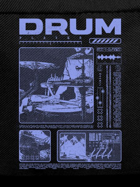 Rock Drummer Drum Player Streetwear