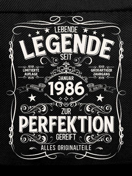 40th Birthday Legend January 1986