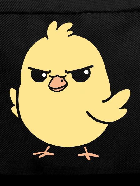 Poussin tenace jaune