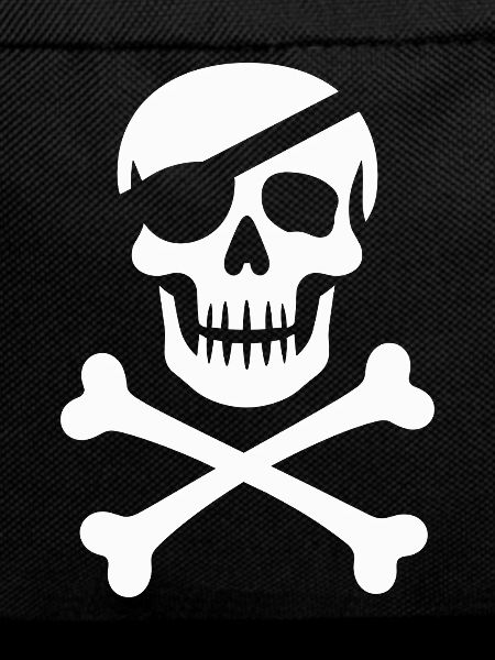 Classic Jolly Roger Pirate Skull