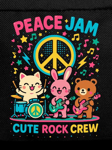Peace jam rock crew, cute band
