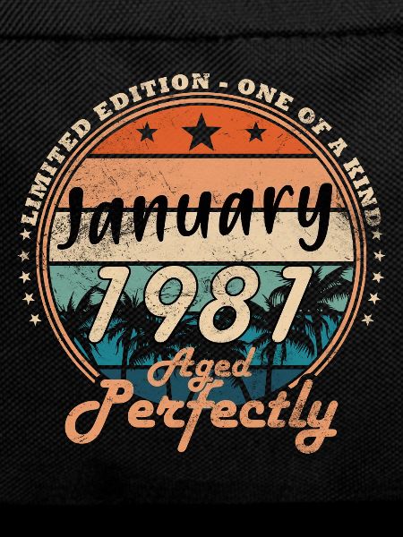 45th Birthday Original January 1981