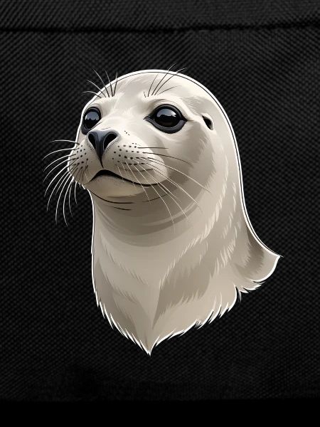 Seehund Kopf Illustration