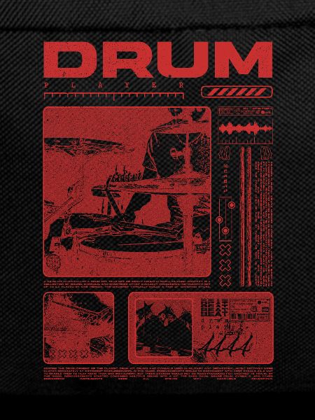 Rock Drummer Drum Player Streetwear