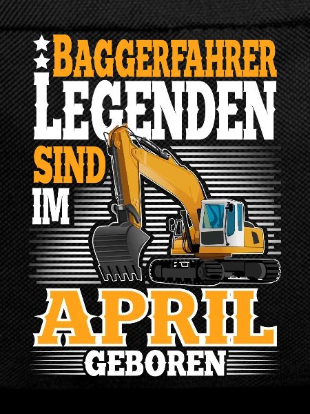 Excavator Driver Birthday April