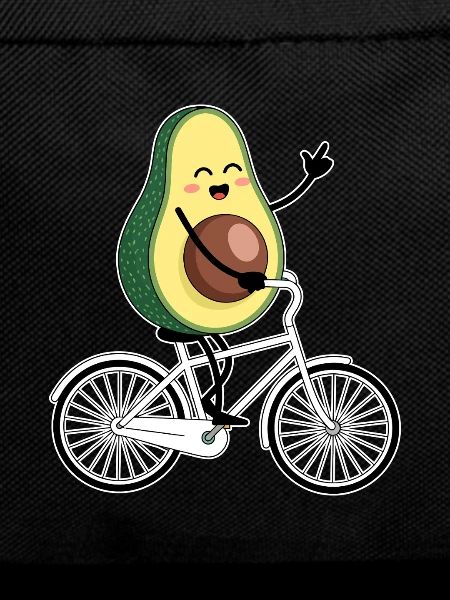 Funny Mountain Biker Avocado