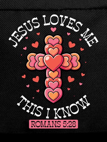 Cross Hearts Jesus Loves Me