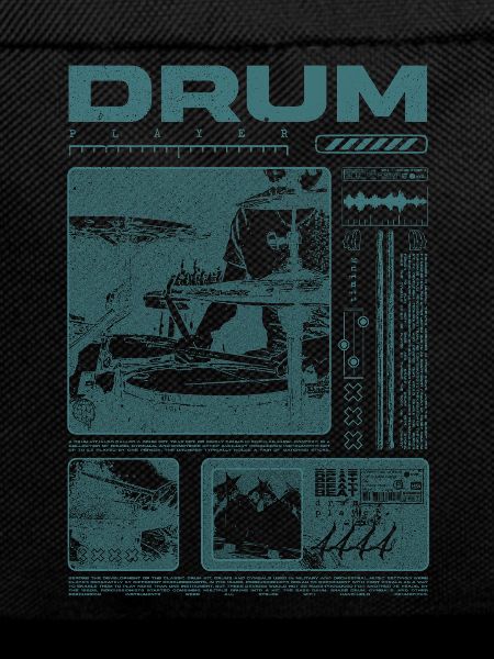Rock Drummer Drum Player Streetwear