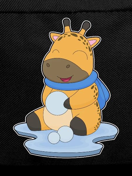 Giraffe Winter Snowball