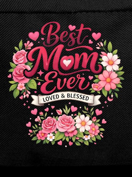 Best Mom Ever Flower Wreath