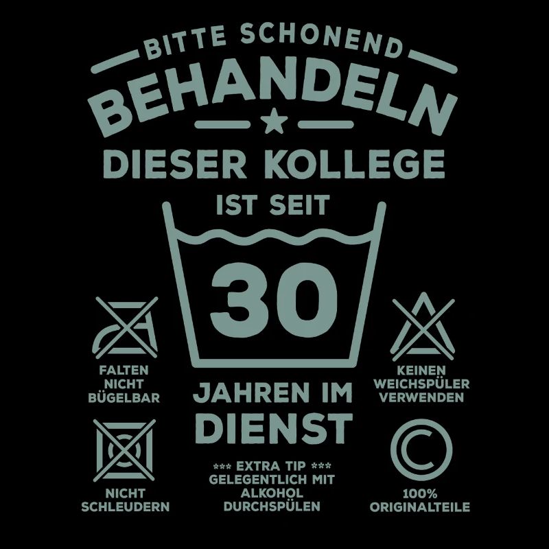 30 ans de service - Traitez avec douceur - collègue