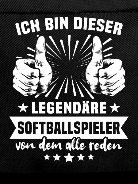 Softball Player Legend
