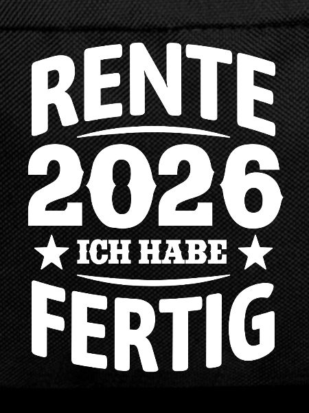 Pension 2026 | I've finished - Pension Rentner