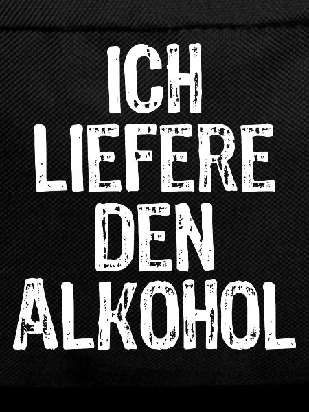 Je fournis l’alcool