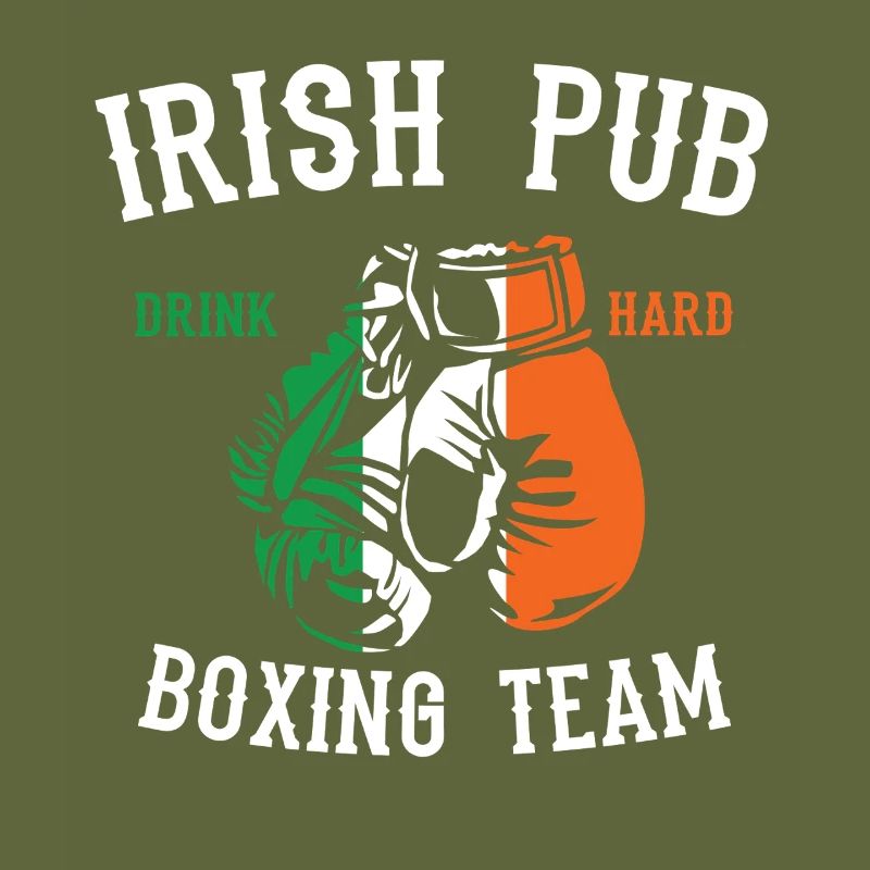 Irisches Pub-Boxteam