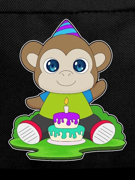 Gâteau d’anniversaire singe