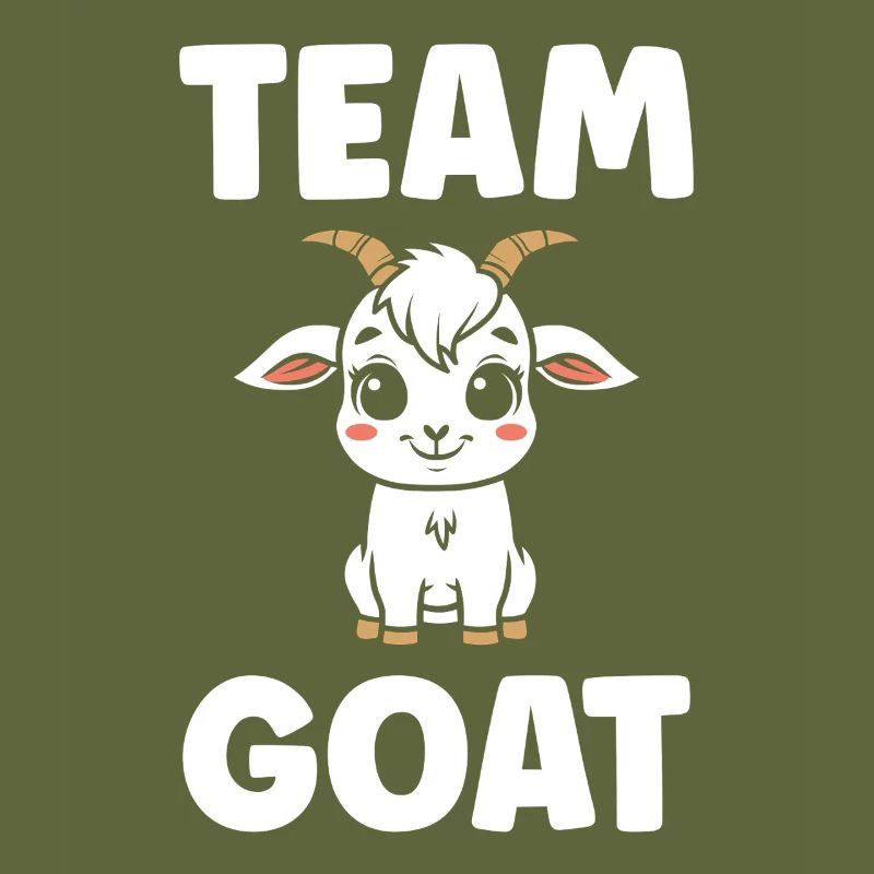 Team Goat Chevre Dessin Animé
