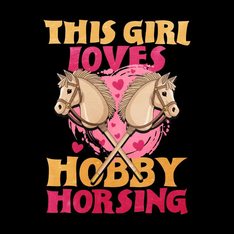 Dieses Mädchen liebt Hobbyhorsing
