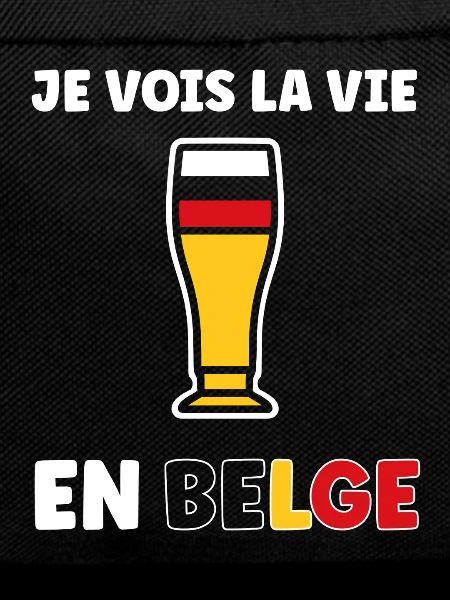 Belgian Life Stylized Beer Glass