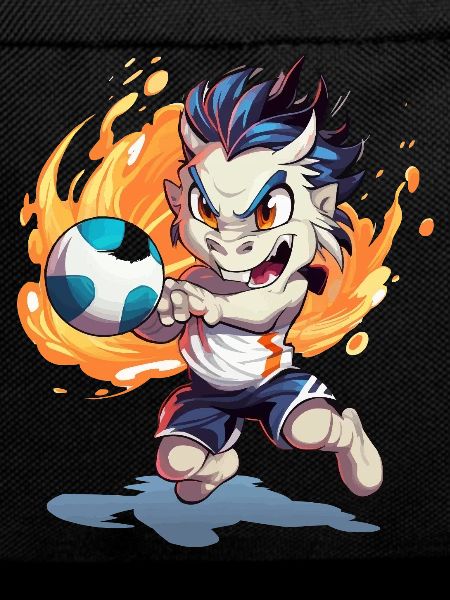 Flame Dragon Soccer Kick