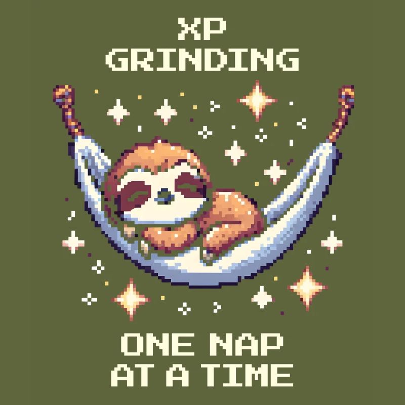 XP grinden mit Nickerchen | Faultier