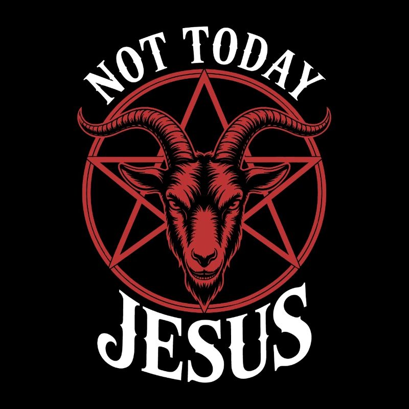 Nicht heute Jesus Goat Tee