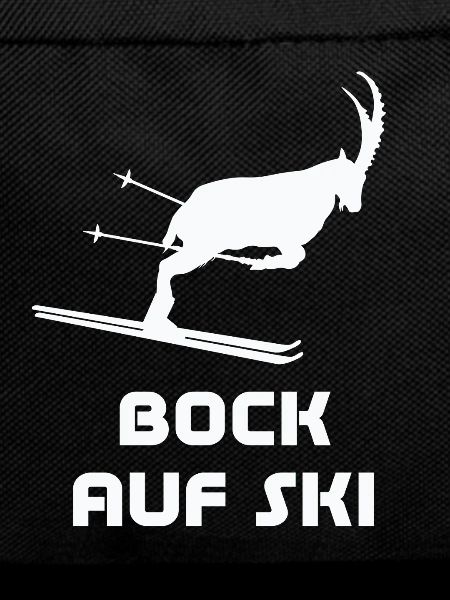 Fancy skiing: Winter sports motif